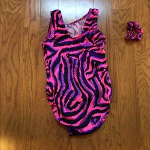 GK Elite child leotard NWOT